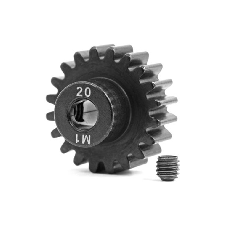 Traxxas 6494R 20-Tooth Machined Pinion Gear (1.0 Mod) 5 mm Bore 20T