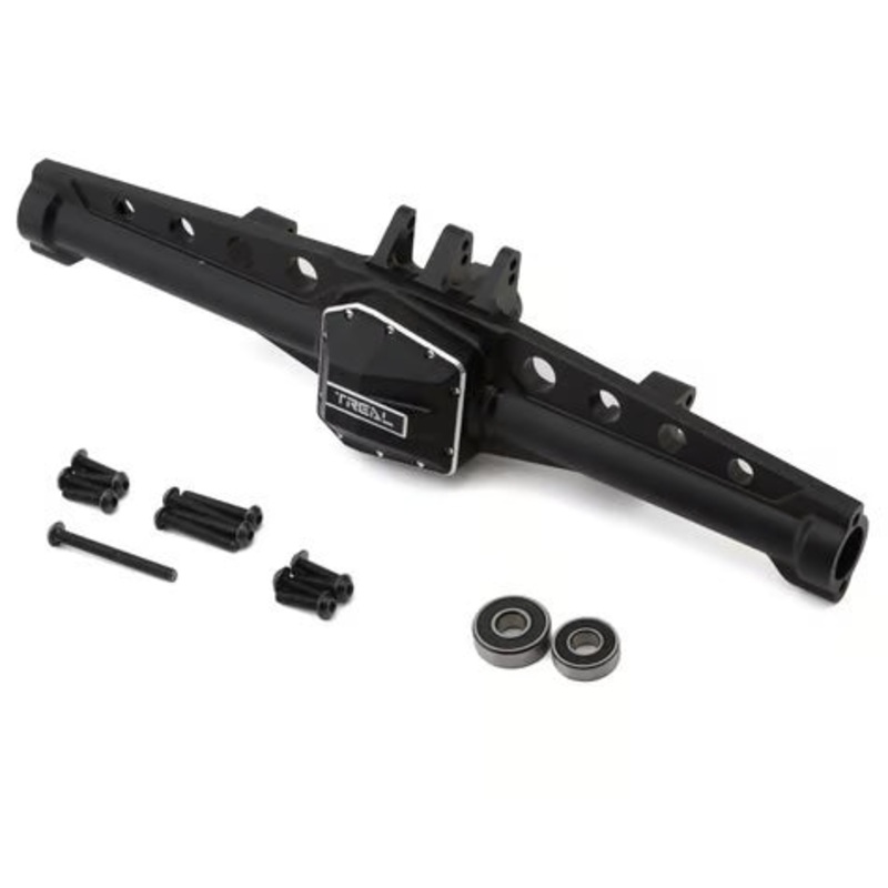 Treal Hobby Axial SCX6 AR90 Rear Axle Housing Black