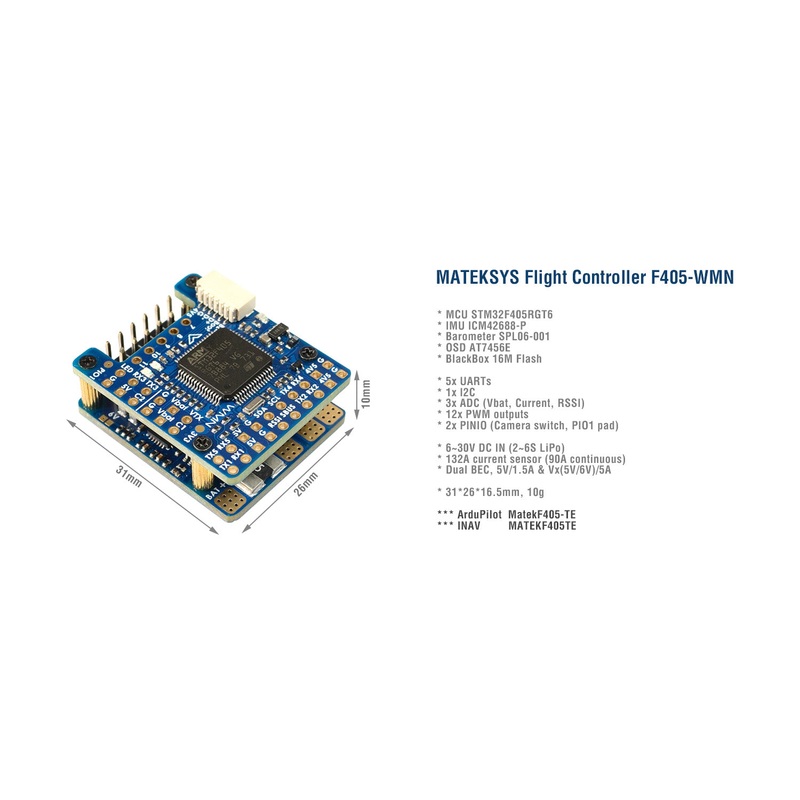 F405-WMN Flight Controller by Mateksys