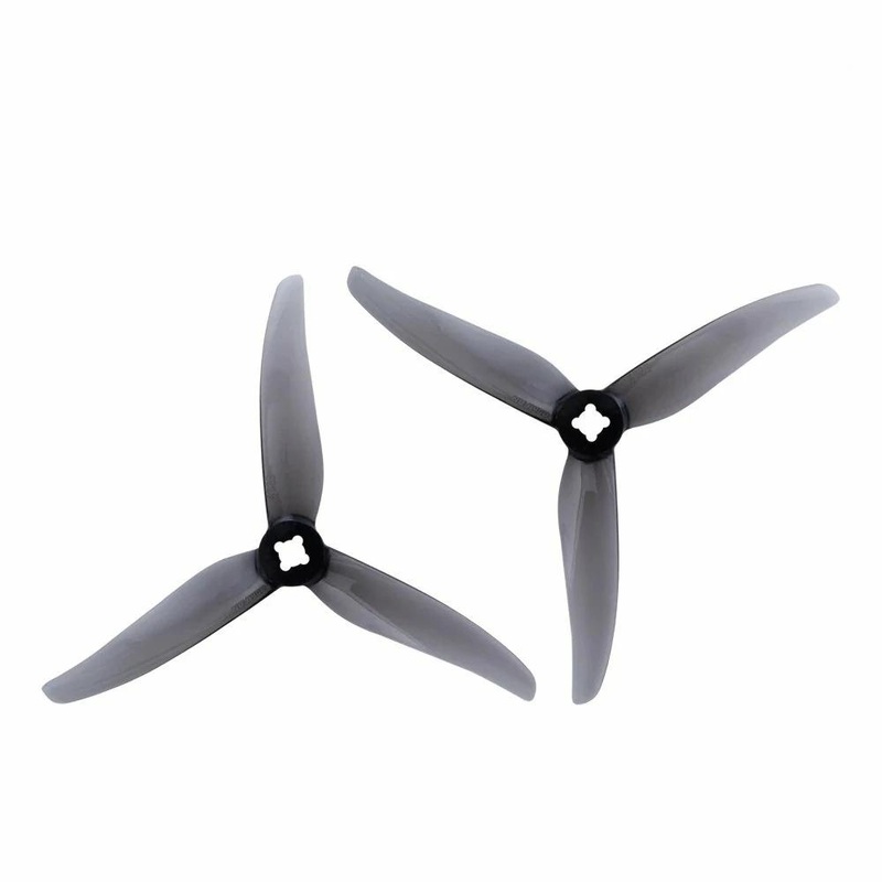 GEMFAN Hurricane 4023-3 Toothpick 3 Blade Durable Propeller 4 Inch (Set Of 4) Clear Gray