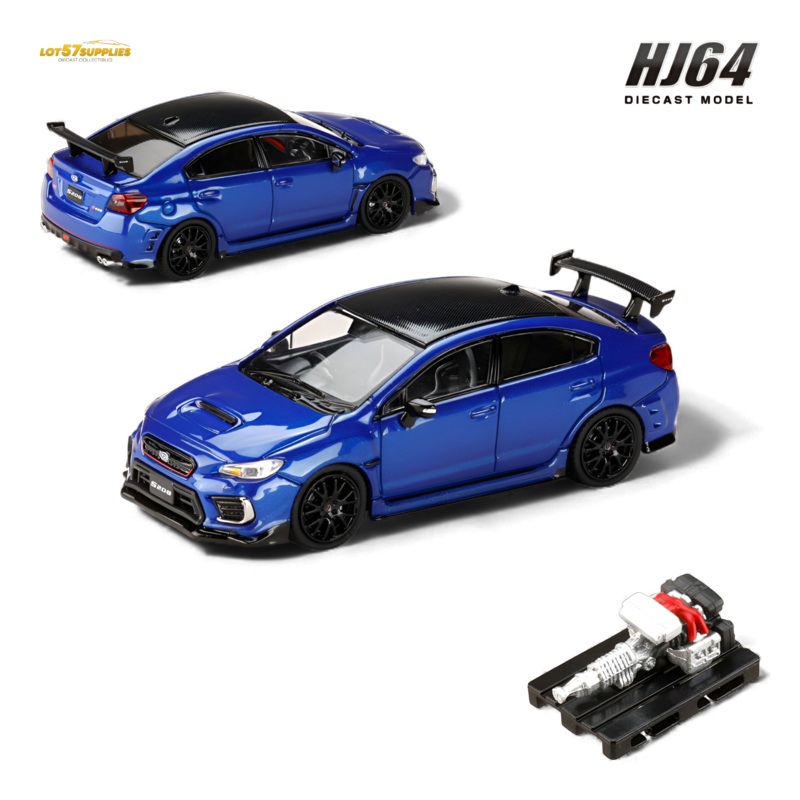 (Pre-Order) Hobby Japan Subaru S208 WR Blue Pearl 1:64