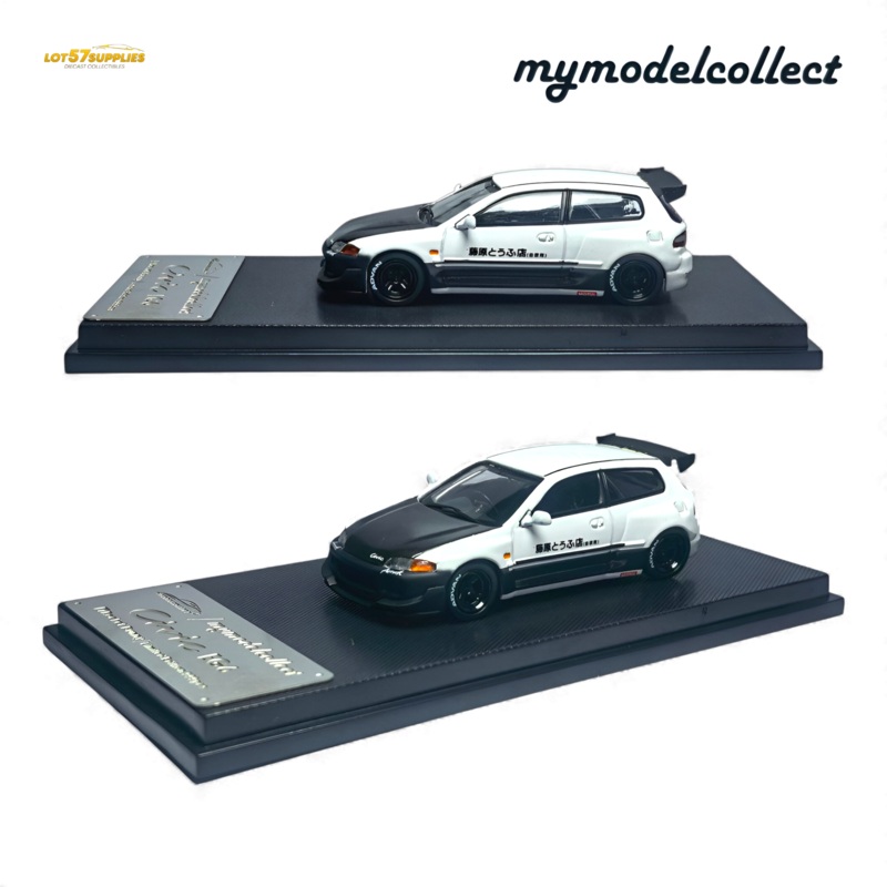 (Pre-Order) MC Civic EG6 Fujiwara Tofu Shop White Carbon 1:64