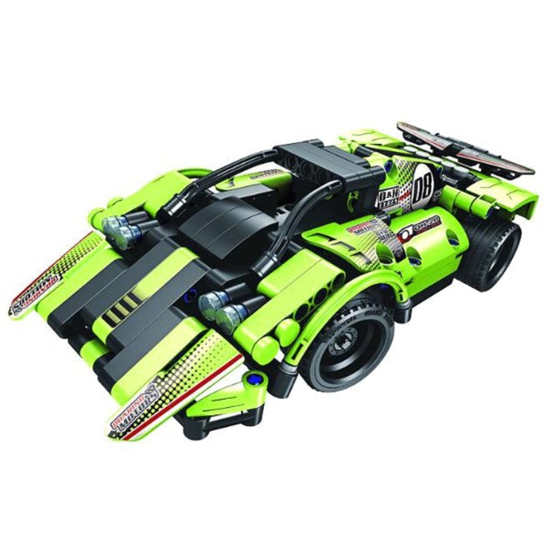 QIH08020 TECH Brick RC Racing Car & Truck 2-in-1 (335 pcs, Remote Control)
