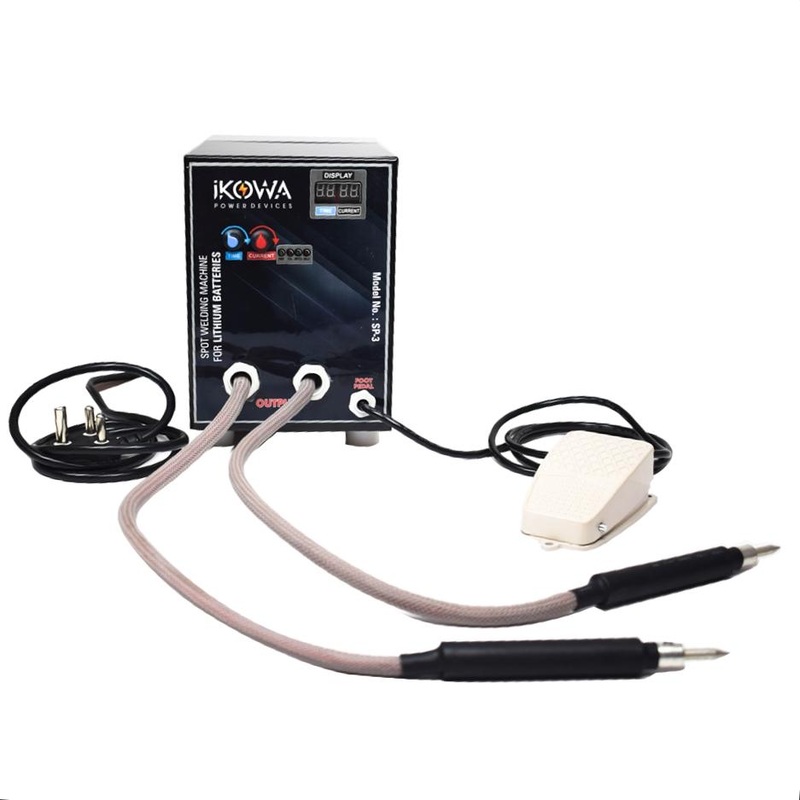 3KVA SP-3 Portable Lithium Cell Spot Welding Machine for Battery Pack - Includes Double Pen and Pedal