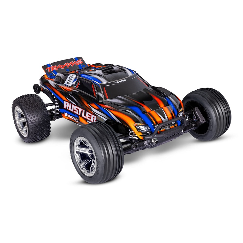 Traxxas Rustler BL-2s HD 1/10 RTR 2WD Brushless Stadium Truck Orange