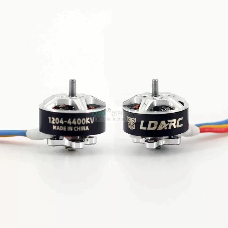 1/4PCS LDARC 1204 4400KV Brushless Motor for 2-Inch FPV Racing Drone 34S LiPo, 1.5mm Shaft, 9x9mm Mount 1PCS