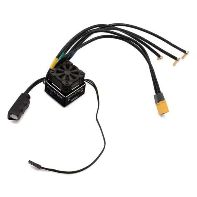 Furitek FUR-2670 EagleTech 160A 1/10 Sensored Brushless ESC w/ Fan For Drift & Racing Black Edition
