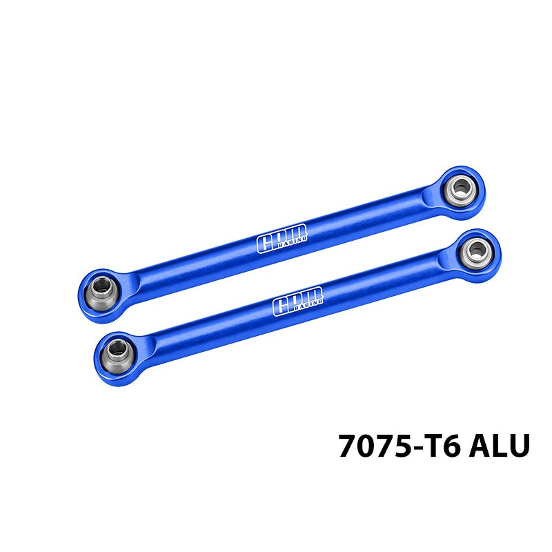 GPM RACING,ARRMA-MINI KRATON 7075-T6 ALLOY FRONT STEERING TOE LINKS MAKM162 BLUE