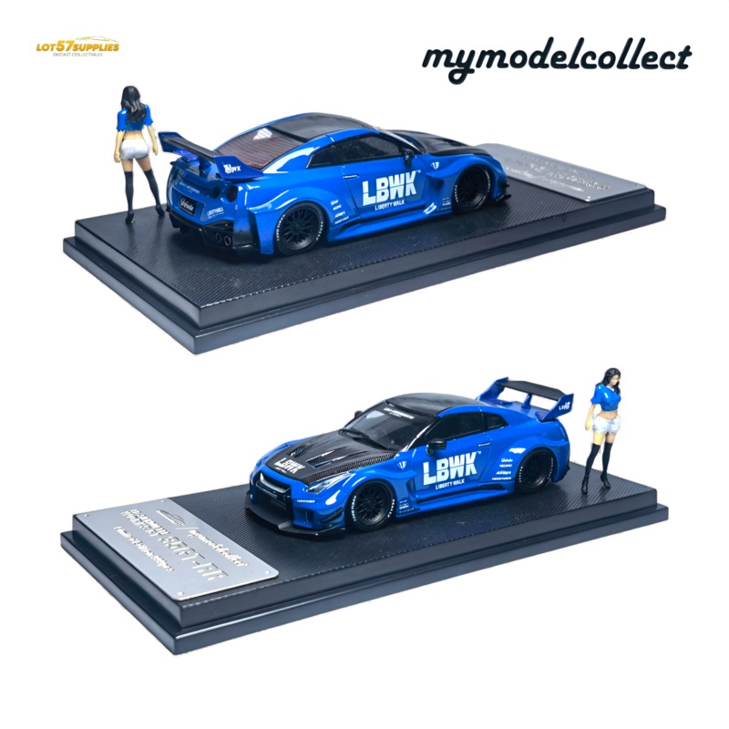 (Pre-Order) MC Nissan R35 GT-R LB Works Blue 1:64