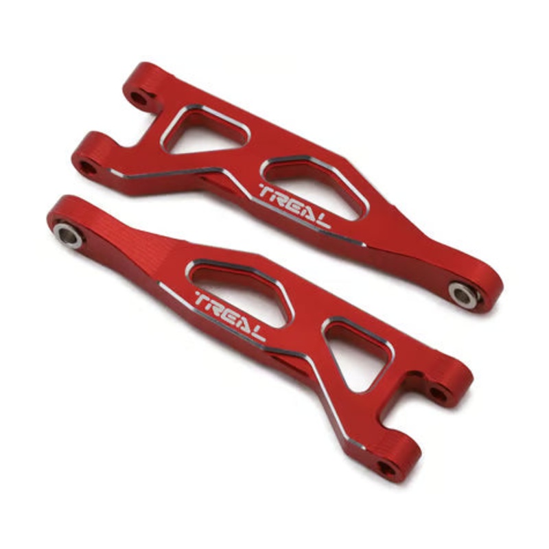 Treal Hobby Arrma Typhon/Granite Grom 7075 Aluminum Rear Upper Arm Set (2) Red