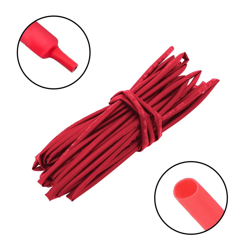 Heat Shrink Sleeve 3mm Red 1meter