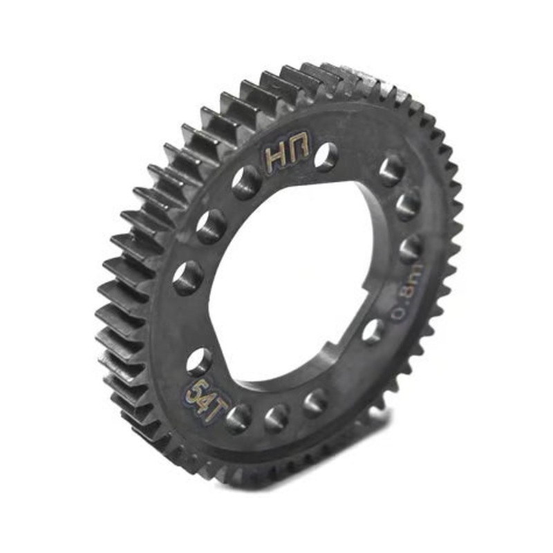 Hot Racing HRASSLF254D 32P Steel Center Diff Spur Gear for Traxxas Slash 4x4 (54T)
