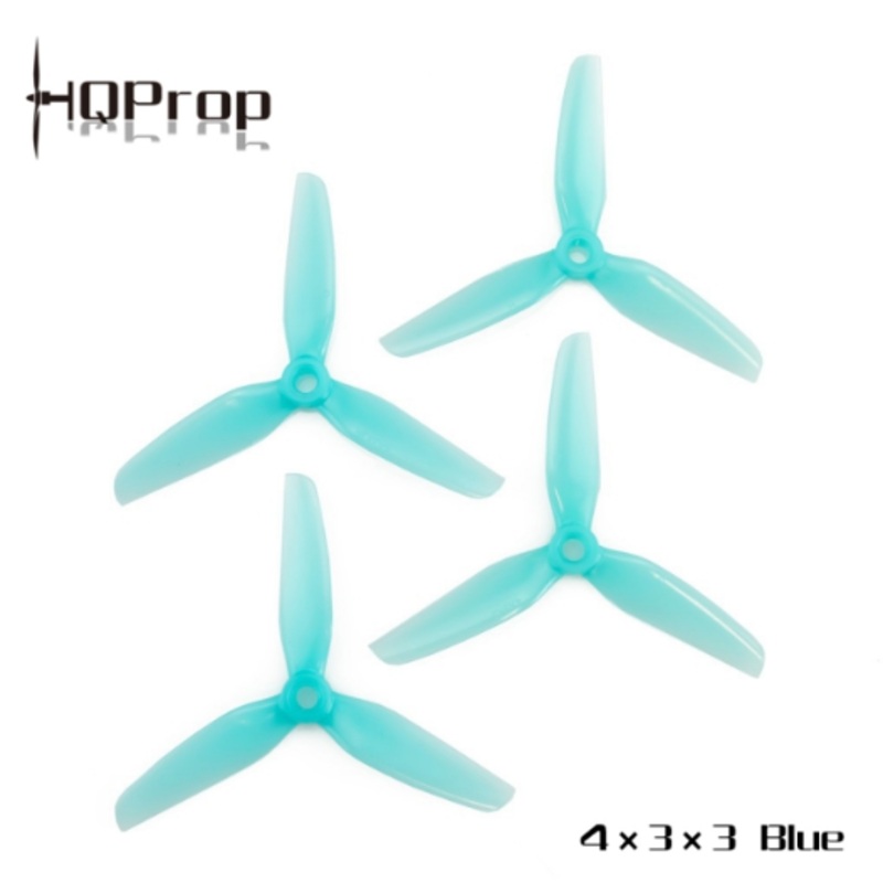HQ Durable Prop 4X3X3 (8CW+8CCW)-Poly Carbonate Blue