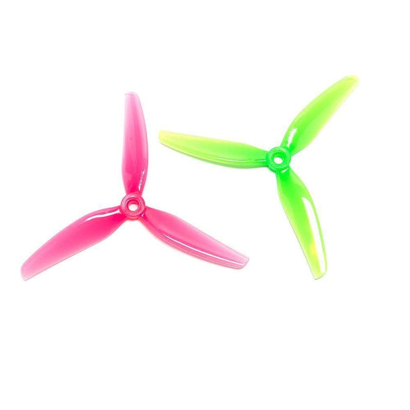 HQ Prop Ethix S3 Watermelon 5x3.1x3 5 Inch 3 Blade Propeller (Set Of 4)