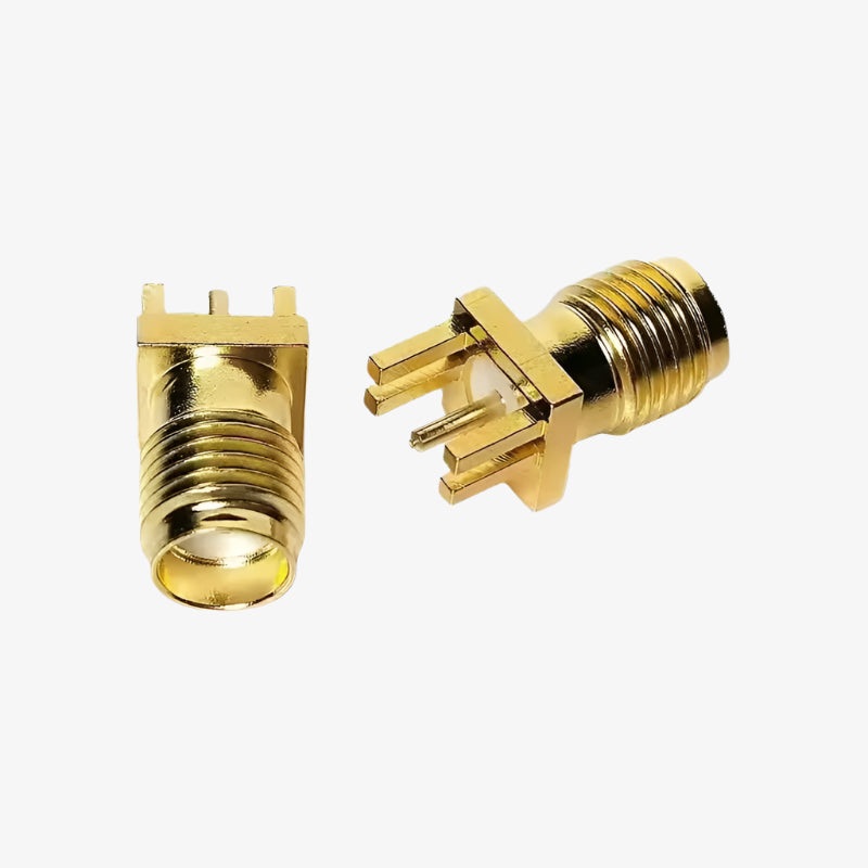 SMA Female Straight Edge PCB Mount Connector for 1.6mm PCB