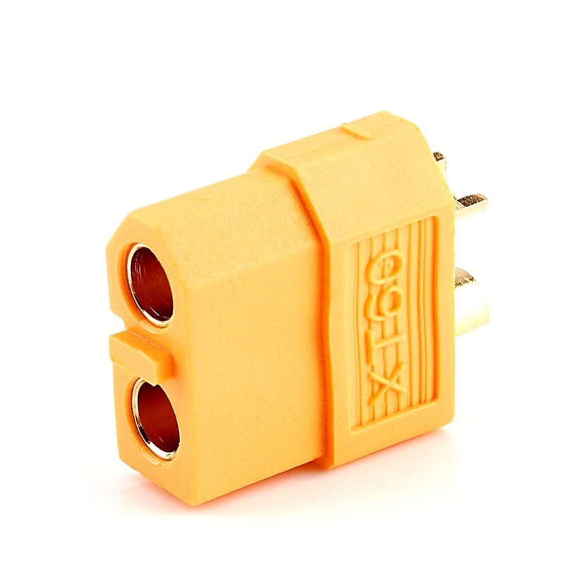 XT60 FEMALE CONNECTORS (5PCS/BAG) YELLOW