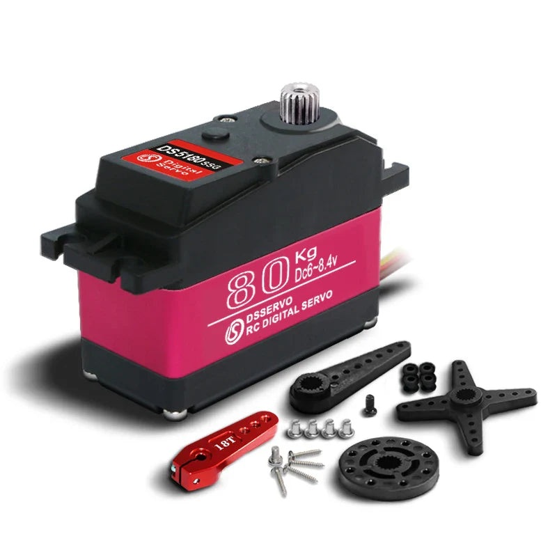 DSServo DS5180 - 80Kg high torque Digital Servo for Redcat HPI Baja 5B SS RC servo Car compatible SAVOX-0236 DS5180-180