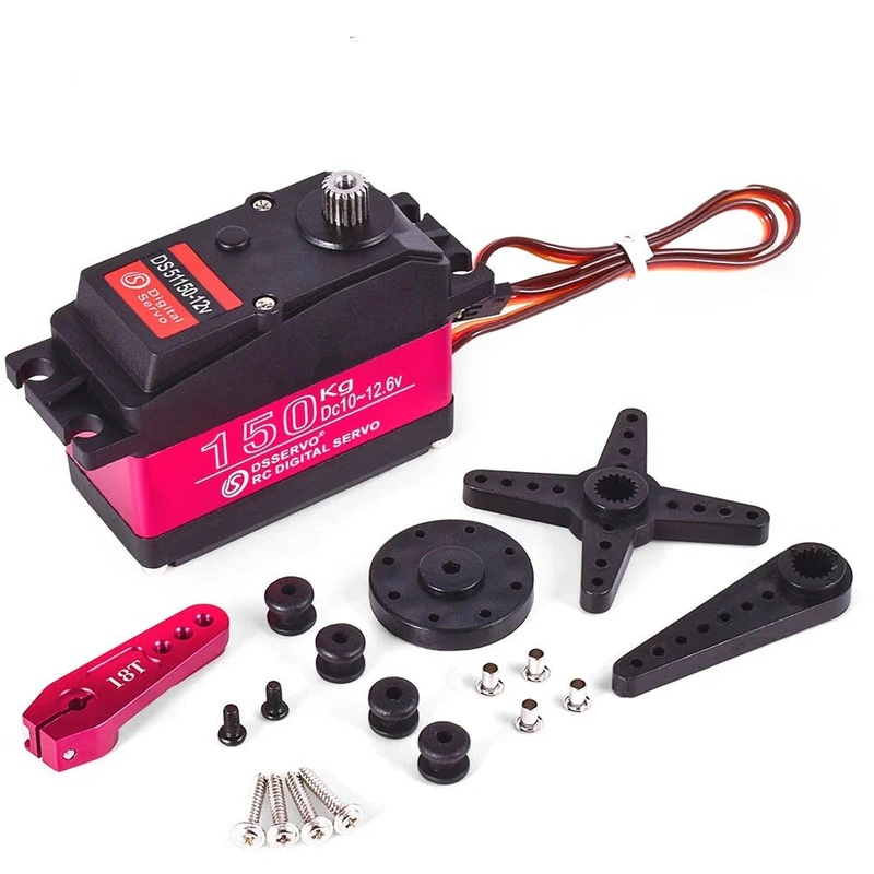 DSServo8.4V 60Kg 80Kg 150Kg Servo - RC 1/5 Servo Waterproof High Torque Servo Metal Gear Digital Servo For Redcat HPI Baja 5B SS 60KG 180