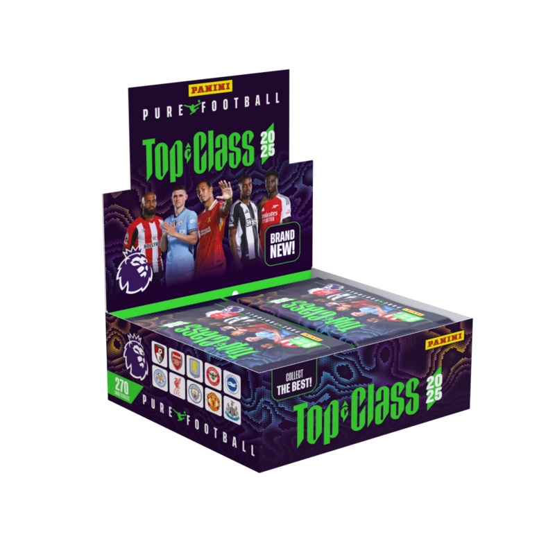 Panini TOP Class Premier League 2025 Soccer Cards Booster Box