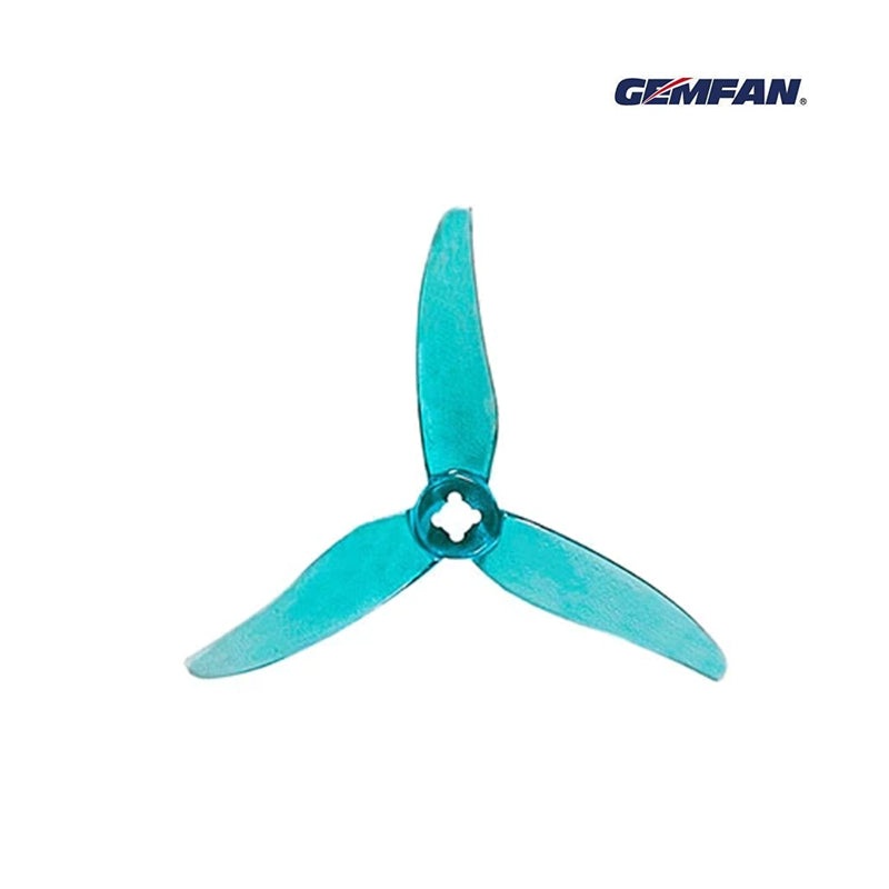 3.5 inch Gemfan 3520 3-Blade Propellers (1.5-5mm Shaft) Clear blue