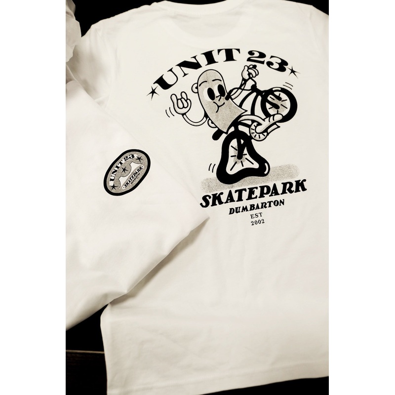 Unit 23 Kids Wheelie T-Shirt White
