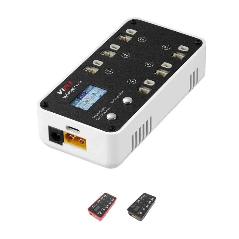 VIFLY WhoopStor V3 6-Port 1S LiHV/LiPo Battery Charger White