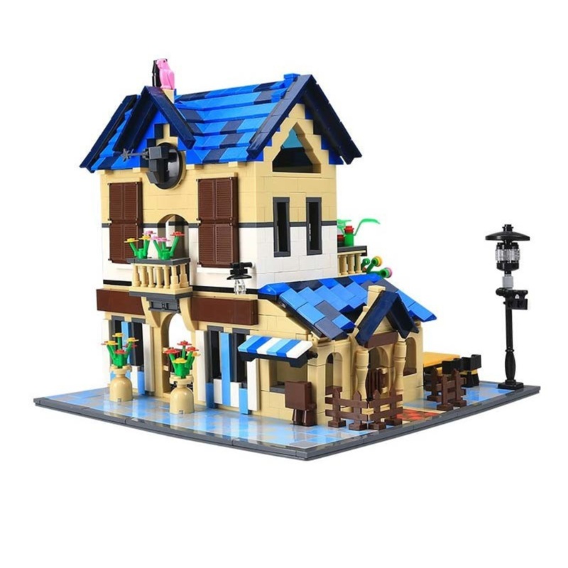 WANGE 5311 French Country Lodge 1,298Piece Modular Architecture Set