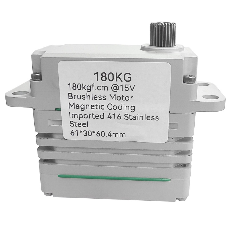 180kg High-Torque Brushless Motor Servo Stainless Steel Gears Aluminum Alloy Case 100HV IP56/IP67 Waterproof Servo for RC Aircraft, Drones, Cars, Boats