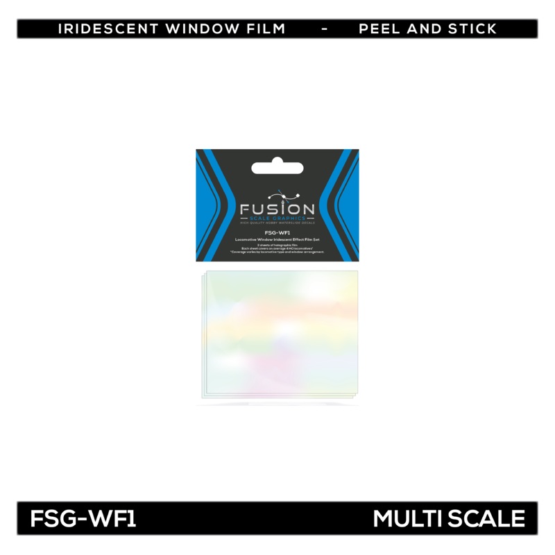 FRA Locomotive Window Glazing Iridescent Film Effect Set