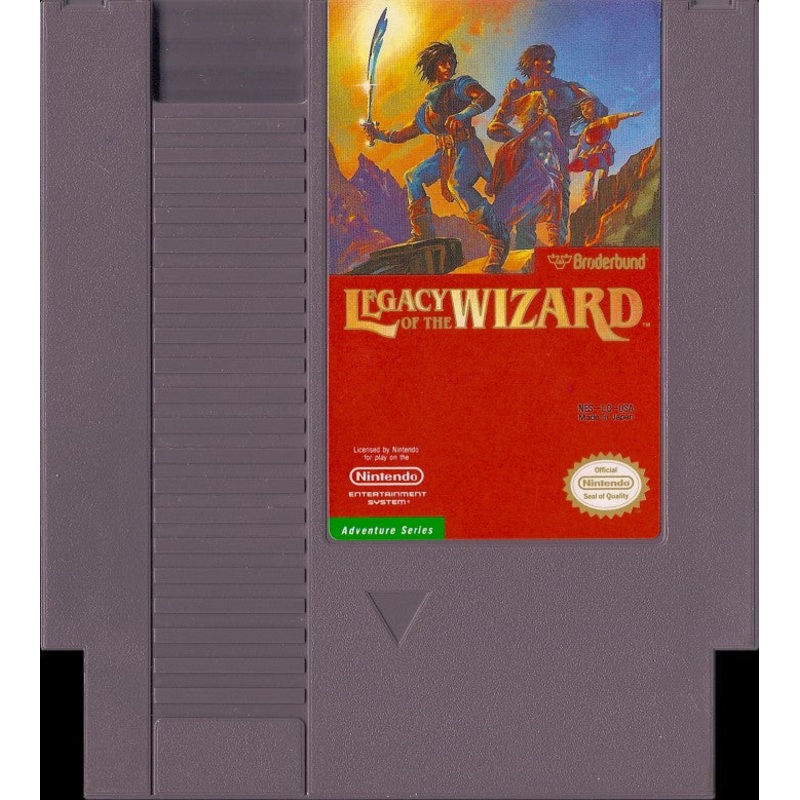Loose NES Cart - Legacy of the Wizard