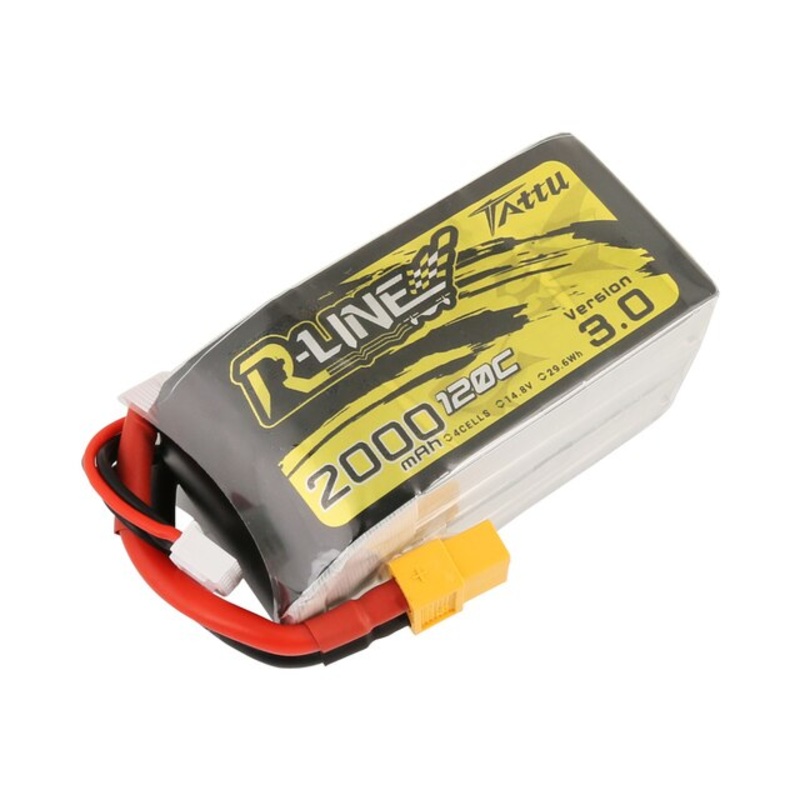 TATTU R-LINE V3.0 2000MAH 120C 4S1P LIPO BATTERY PACK