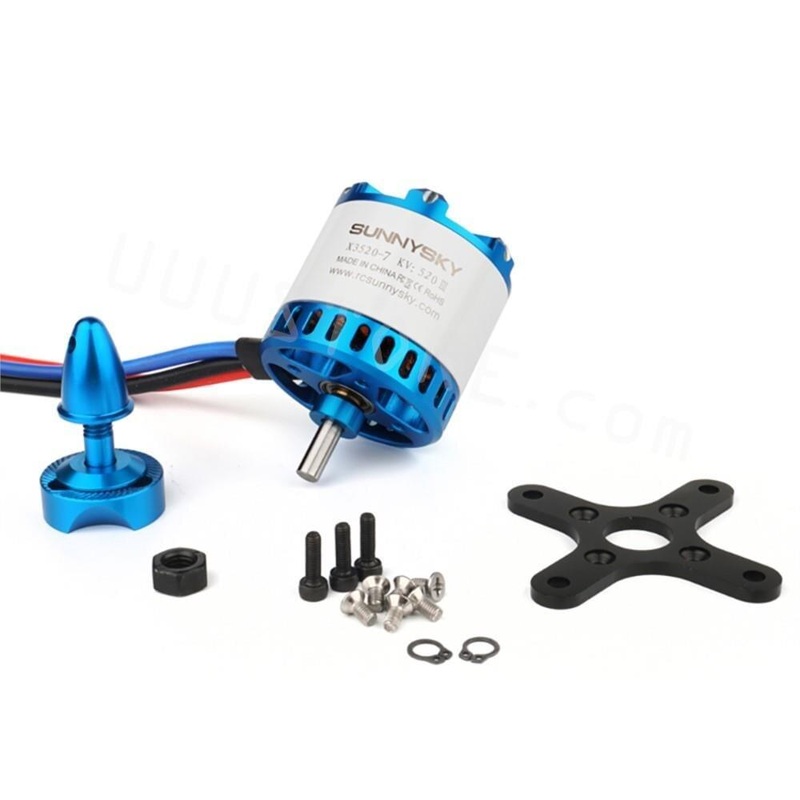 1/2/4PCS SUNNYSKY X3520-III X3530-III - 445KV 560KV 780KV Brushless Motor for RC Quadcopter Airplanes Fixed Wing UAV Plane 1PC X3530 KV520