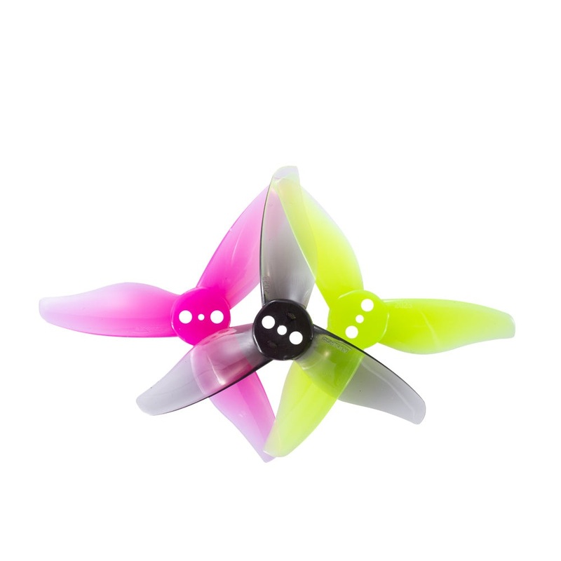 GEMFAN Hurrican 2023-3 Toothpick 2 Inch 3 Blade Propeller (Set Of 8) Clear Pink