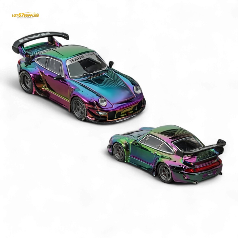 Star Model Porsche RWB 993 Magic Purple-Green 1:64