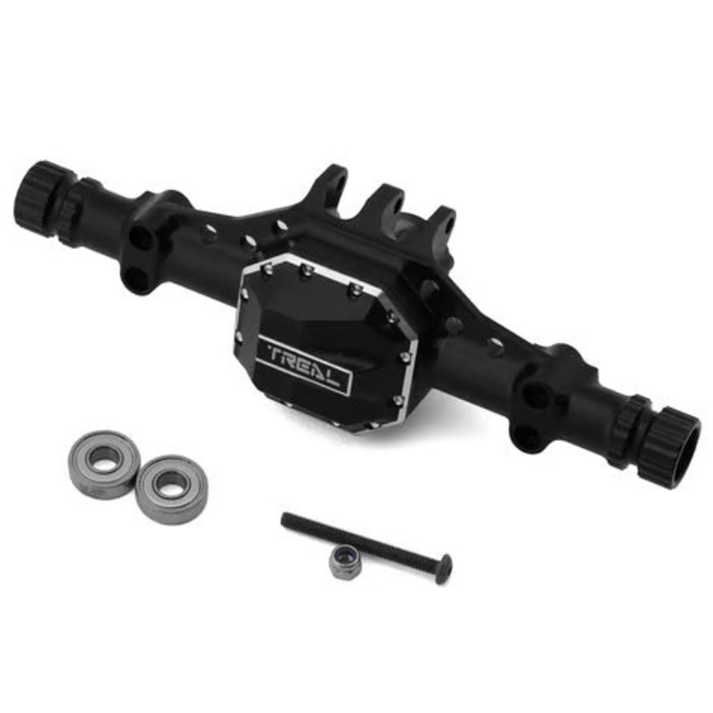 Treal Hobby Element RC Enduro Aluminum Front Axle Housing Black