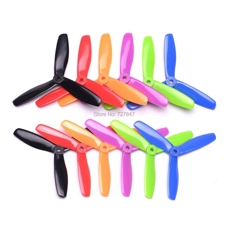 5045 3 blades Bullnose Propeller - 6 / 12 Pairs CW /CCW Propeller for 250 FPV Racing Quadcopter FPV Drone ZMR210 250 6pairs Red