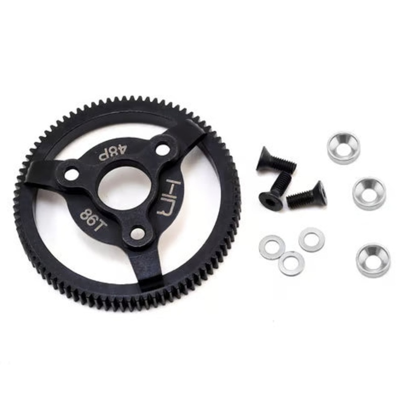 Hot Racing HRASTE886 48P Hardened Steel Spur Gear for Traxxas 2WD (86T)