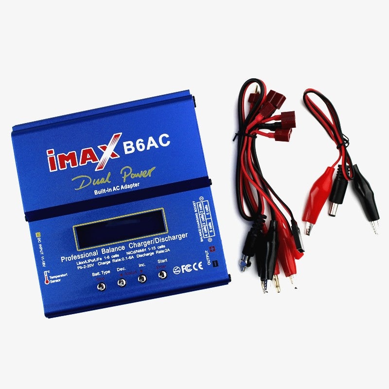 IMAX B6AC 1-6 Cell Battery Charger/Discharger with Cell Balancing for Li-Ion, LiPo, LiFe , NiCd and NiMH
