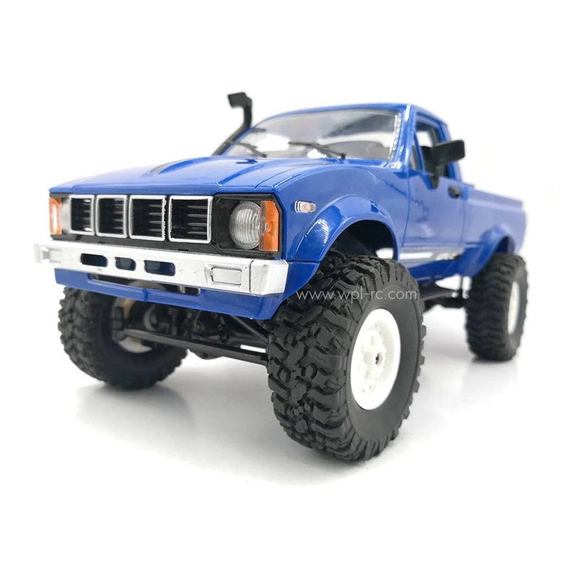 WPL C24KM 1/16 RC Crawler Kit 4WD 2 Speed Full Metal Drivetrain No Electronics Included Red