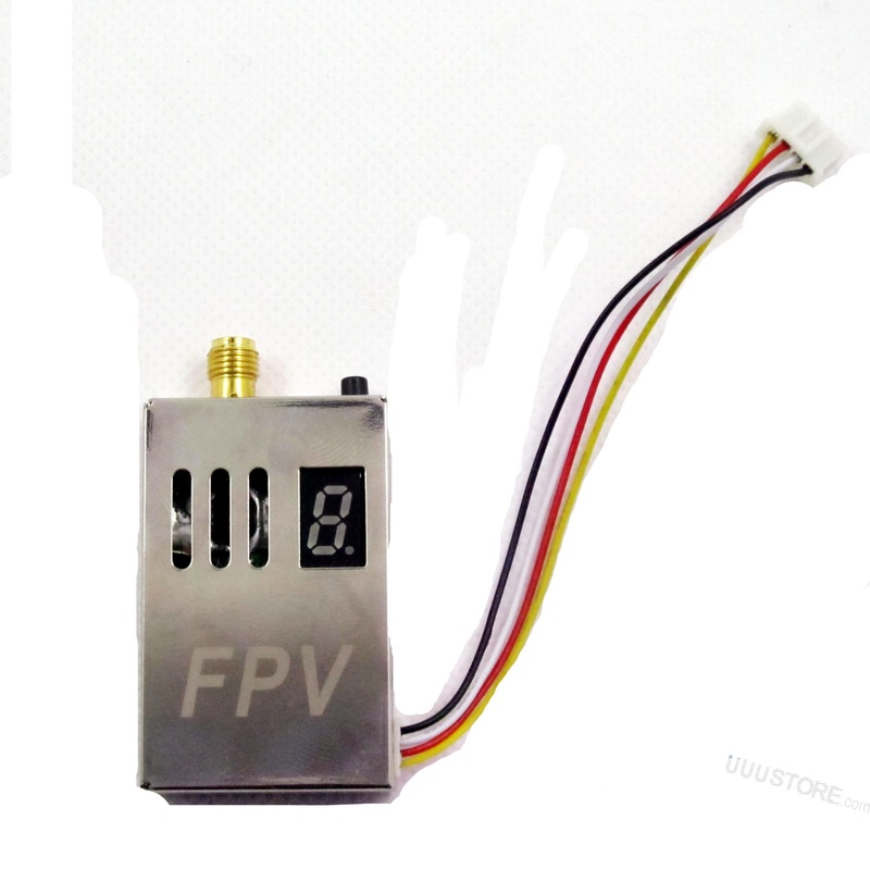 1.2G Long Range System FPV Video Transmitter - 1.2Ghz 1000mW 4CH Wireless Micro Tx only 46g for FPV Drone