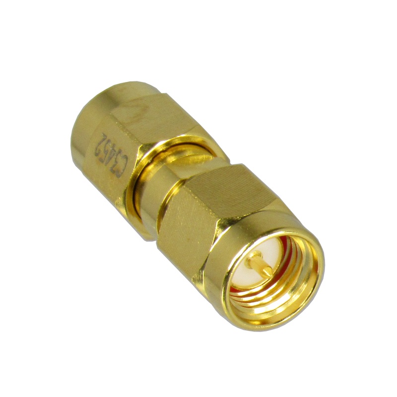 Antenna Adaptor Straight SMA Male to SMA Male (Needle to Needle)