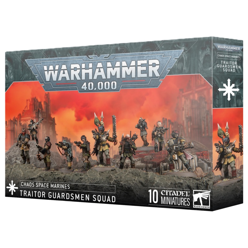 Chaos Space Marines: Traitor Guardsmen Squad