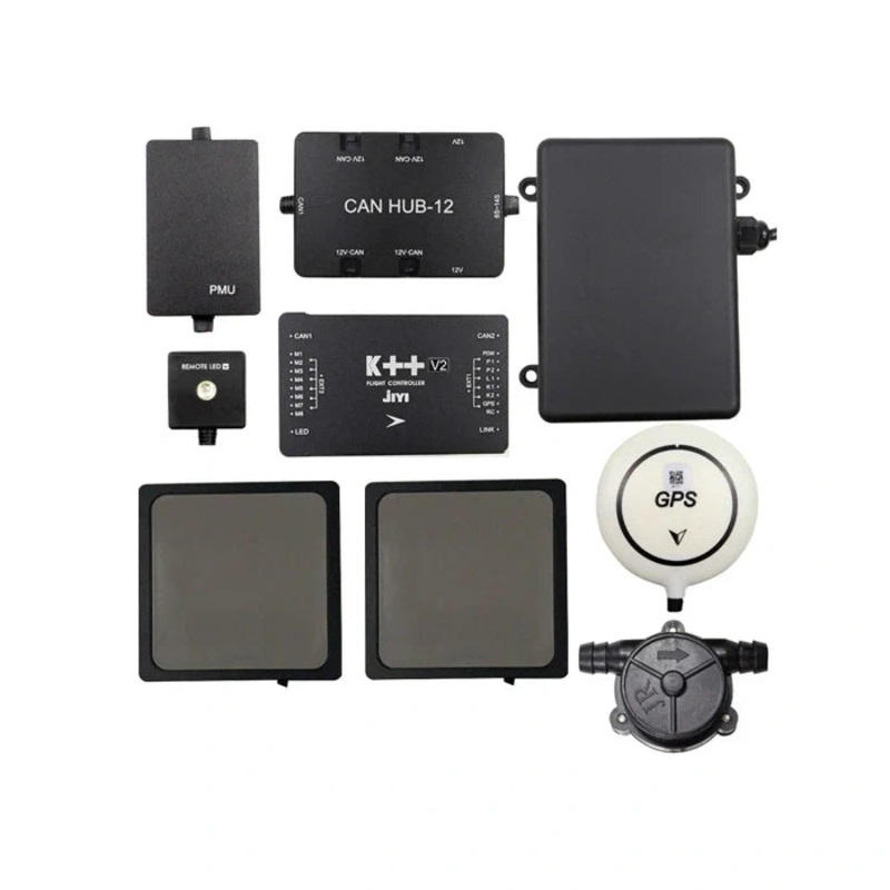 JIYI K ++ V2 Flight Controller GPS Radar Combo for Agriculture Spraying Drones, Autopilot FC With Terrain Radar,Obstacle Radar,Can Hub, Flow Meter