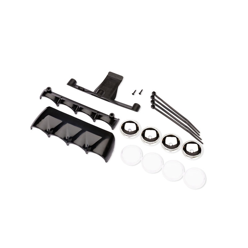 Traxxas 10884-BLK Black LED Light Pod Housing