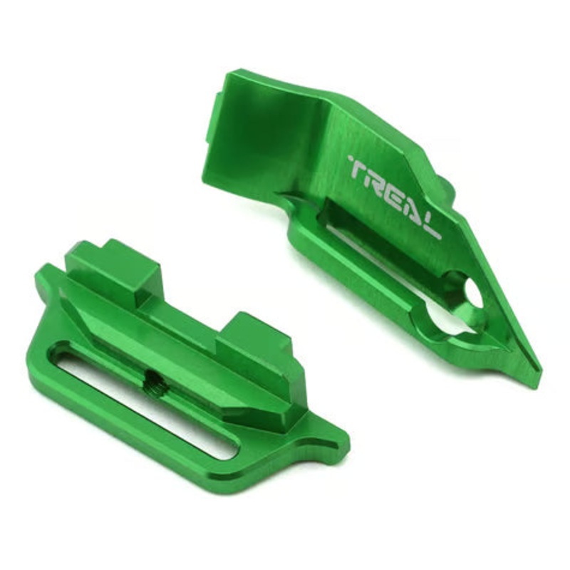 Treal Hobby Aluminum Battery Hold-Down for Traxxas Mini Maxx w/Flex Strap Green