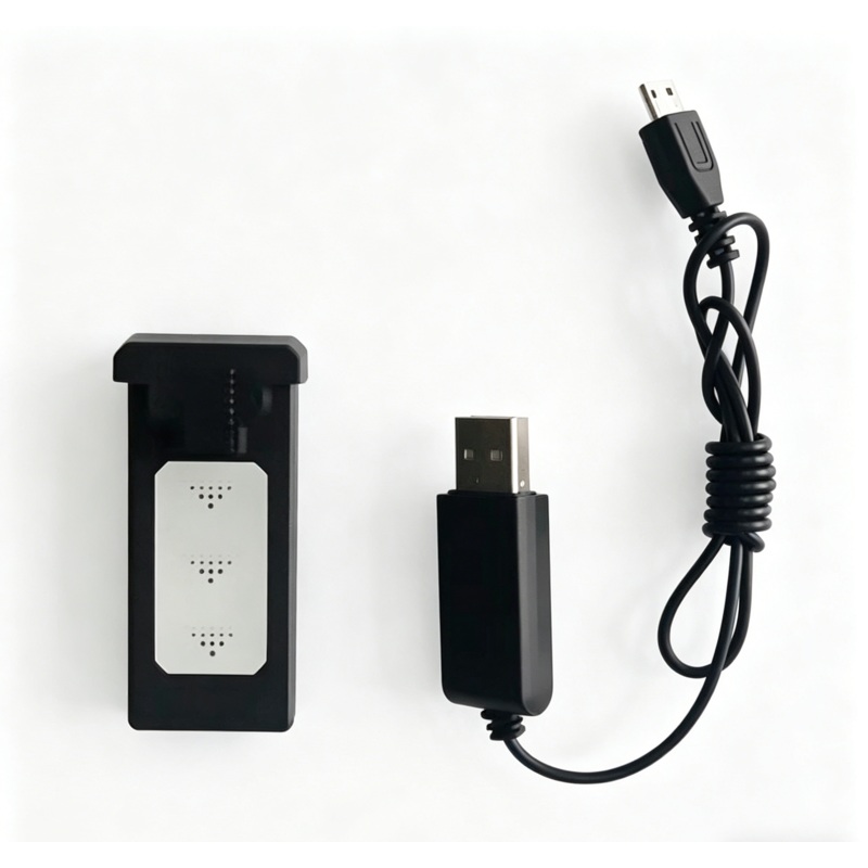 Battery with Charging Cable for HolyStone HS430 Black Drone