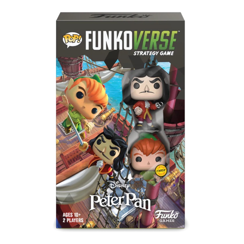 Funkoverse Strategy Game Peter Pan (Flocked) 2-Pack **Chase**