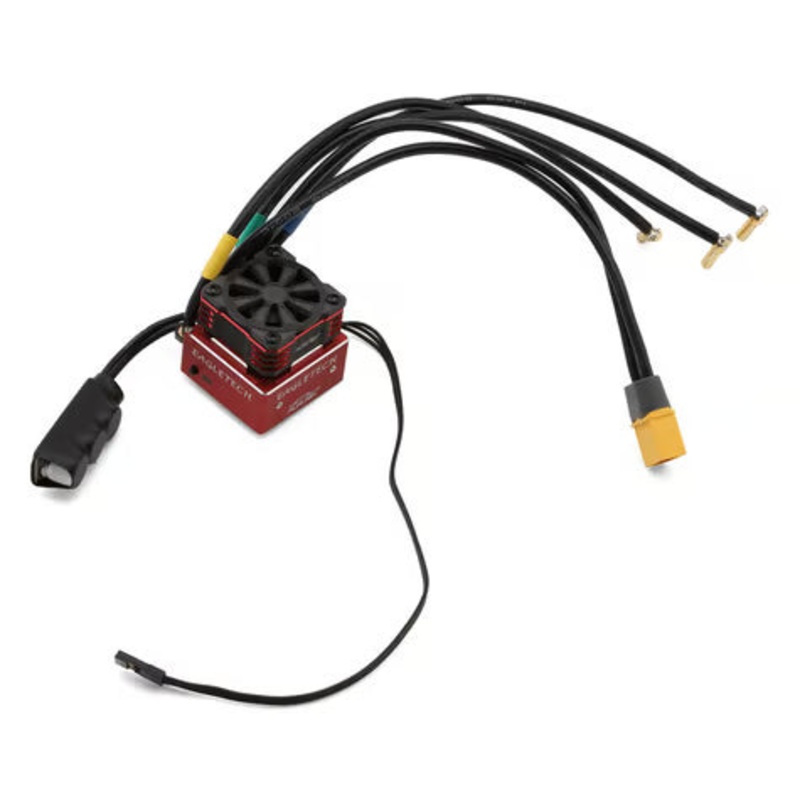 FURITEK FUR-2672 EAGLETECH 160A 1/10 SENSORED BRUSHLESS ESC W/ FAN FOR DRIFT & RACING RED EDITION