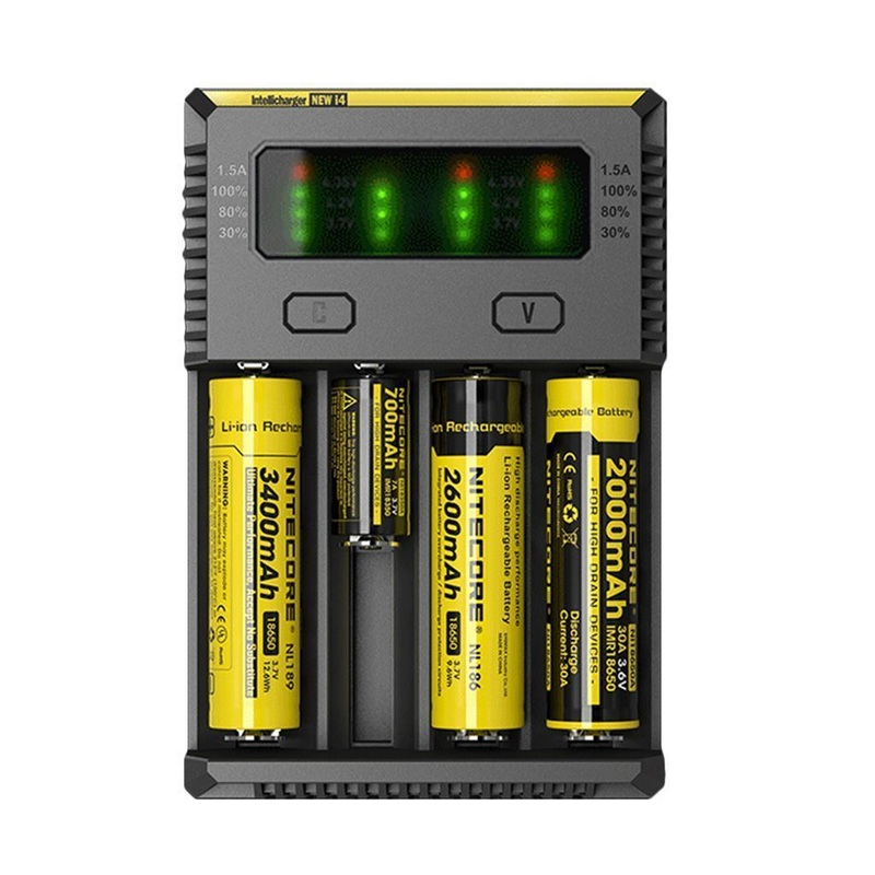 Nitecore I4 Battery Charger for 18650 18500 Batteries