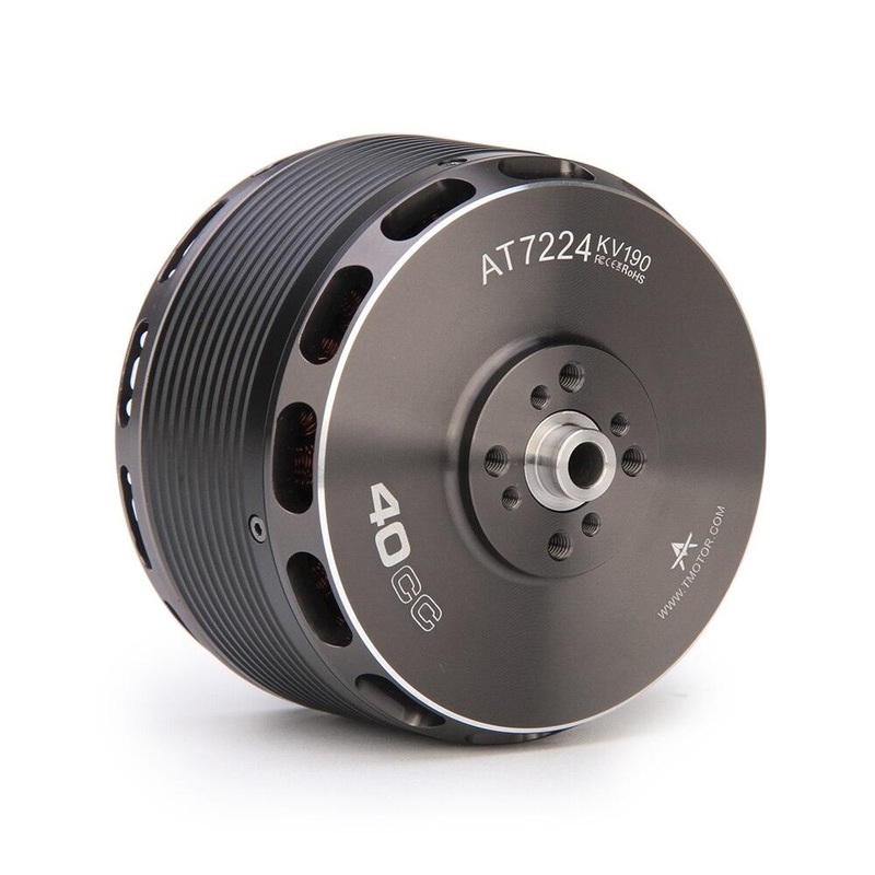 T-motor AT7224 KV160 KV190 18KG Thrust Long Shaft Brushless Motor For Fixed Wing Drone KV160